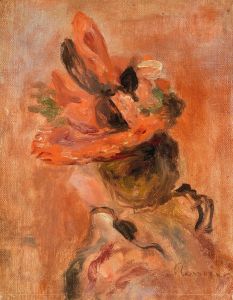 Woman’s Head with Red Hat