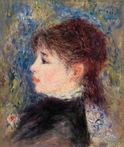 Young Woman with Rose