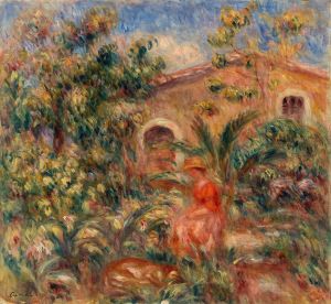 Landscape with Woman and Dog