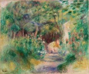 Landscape with Woman Gardening
