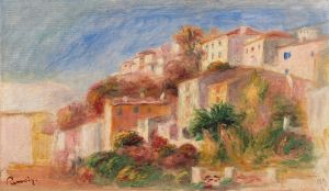 View from the Garden of the Post Office, Cagnes