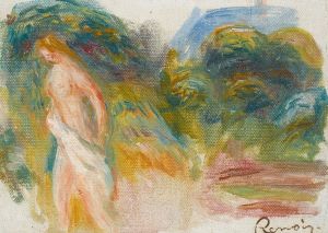 Femme Nue Et Paysage