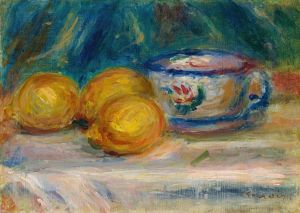 Nature Morte, Trois Citrons Et Une Tasse