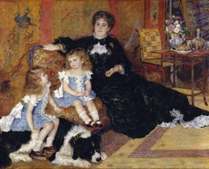 Madame Georges Charpentier  and Her Children, Georgette-Berthe  and Paul-Émile-Charles