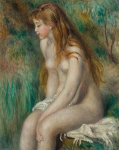 Young Girl Bathing