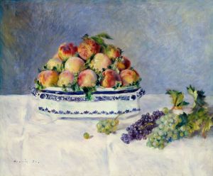 Still Life with Peaches and Grapes