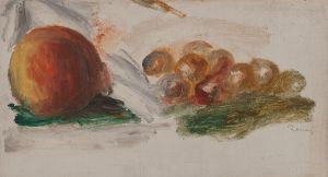 Pêche et raisins