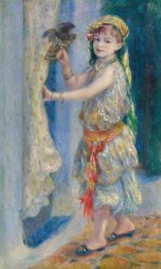 Child with a bird