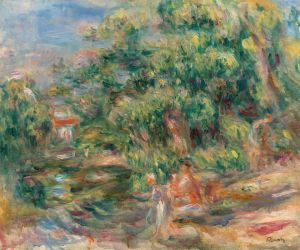 Lavandières au bord du Loup