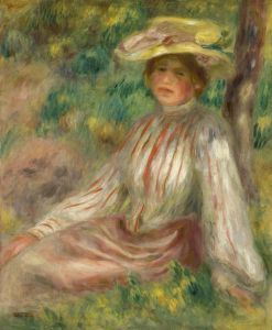 Femme au jardin