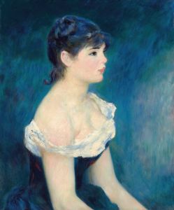 Buste de femme, de profil