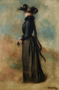 Femme en promenade