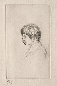 Claude Renoir, the Artist’s Son, in Profile