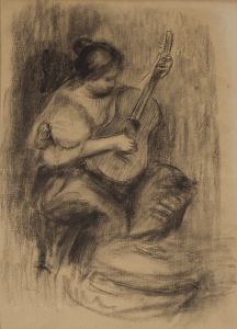 Joueuse de guitar