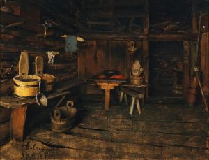 An Alpine Hut Interior