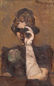 Lady with Opera Glasses