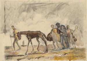 Study for the Lithograph Refugees
