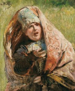 Portrait Of A Peasant Woman; Study For Minin Appealing To People Of Nizhnii Novgorod