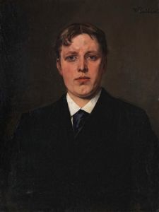 Bildnis Nikolaus Trübner, Bruder des Künstlers