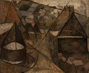 Breton landscape with a well