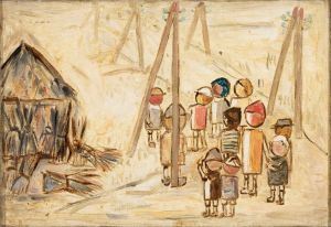 Children on a road