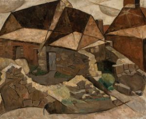 Landscape with houses