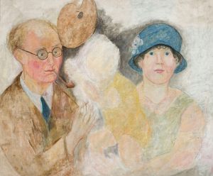 Portrait of a painter and his family