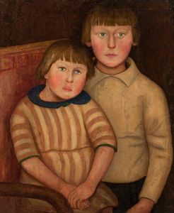 Portrait of two children
