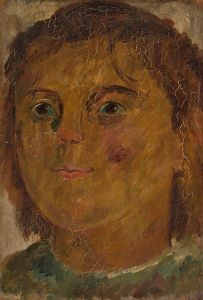 Portrait study of a little girl