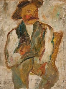 Study of a peasant in a hat