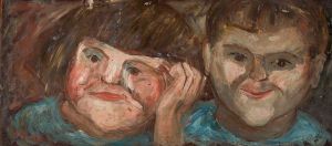 Two children