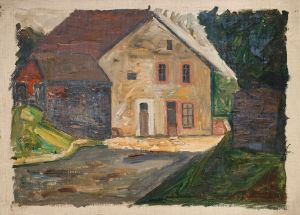Brick house with an annex