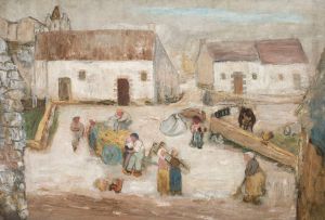 Work in a farmstead