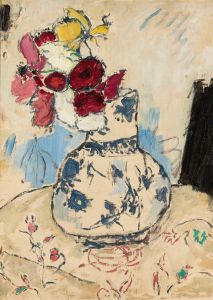 Flowers in a flower-vase