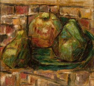 Still life with pears