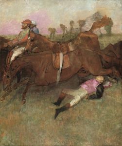 Scene from the Steeplechase – The Fallen Jockey