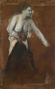 Young Woman, Half Undressed