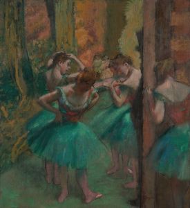 Dancers, Pink and Green