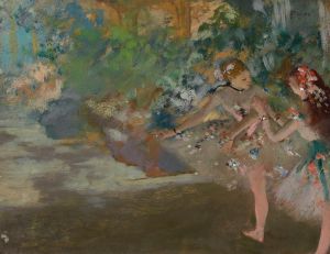 Deux danseuses sur la scène