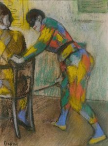Two Harlequins