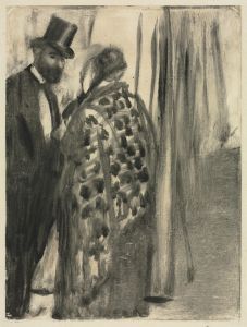 Ludovic Halévy and Madame Cardinal  for ‘La Famille Cardinal’ by Ludovic Halévy