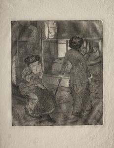 Mary Cassatt at the Louvre; The Etruscan Gallery