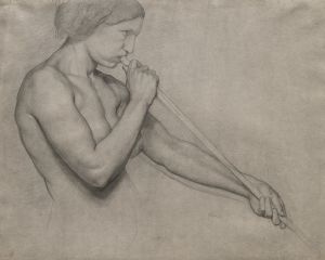 Angel Blowing a Trumpet