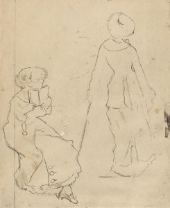 Study for ‘Mary Cassatt at the Louvre’