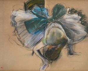 Danseuse Rajustant Son Chausson