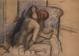 Woman Drying Her Hair