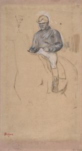 A Jockey on His Horse