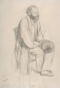 Édouard Manet, Seated, Holding His Hat