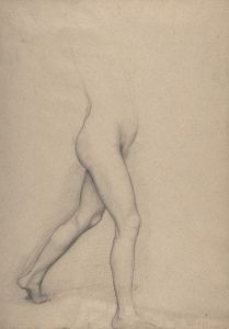 Study of a Girl’s Legs for the painting ‘Young Spartans’