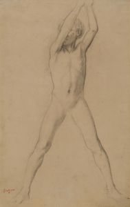 Youth with Arms Upraised